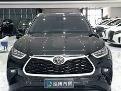 2022 Toyota Highlander 380T 4WD Premium 7-seat, чёрный — фото 2