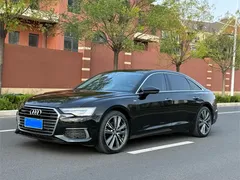 2021 Audi A6L 45 TFSI, чёрный — фото 1