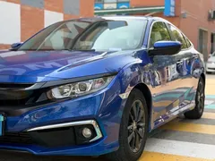 2019 Honda Civic 220TURBO CVT, синий — фото 32