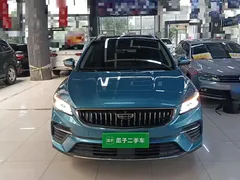 2021 Geely Emgrand S 1.4T CVT Premium, синий — фото 3