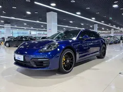 2021 Porsche Panamera 4 Sport Turismo 2.9T, синий — фото 1