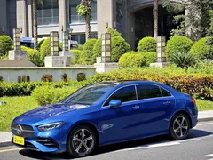 2023 Mercedes-Benz A-Class A 200 L Fashion, синий — фото 1