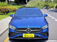 2023 Mercedes-Benz A-Class A 200 L Fashion, синий — фото 2
