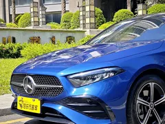 2023 Mercedes-Benz A-Class A 200 L Fashion, синий — фото 3