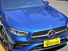 2023 Mercedes-Benz A-Class A 200 L Fashion, синий — фото 4