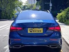 2023 Mercedes-Benz A-Class A 200 L Fashion, синий — фото 29