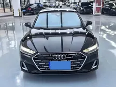 2022 Audi A7L 45 TFSI S-line Dream Future Edition, чёрный — фото 2