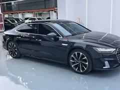 2022 Audi A7L 45 TFSI S-line Dream Future Edition, чёрный — фото 3