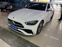 2022 Mercedes-Benz C-Class C 200 L Sport, белый — фото 1