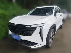 2023 Geely Atlas L 1.5TD DCT Premium, белый — фото 1