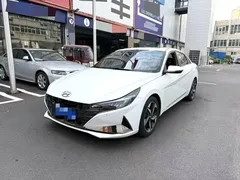 2021 Hyundai Elantra 240TGDi DCT LUX Premium, белый — фото 2