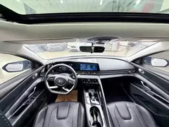 2022 Hyundai Elantra 1.5L CVT LUX Premium, белый — фото 9