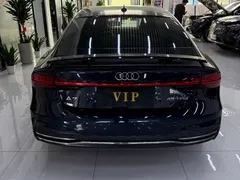 2020 Audi A7 45 TFSI, синий — фото 7