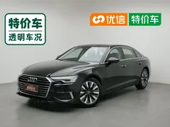 2021 Audi A6L 45 TFSI, чёрный — фото 1