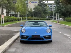 2023 Porsche 911 Carrera 4S Cabriolet 3.0T, синий — фото 2