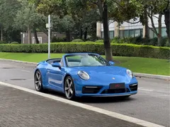 2023 Porsche 911 Carrera 4S Cabriolet 3.0T, синий — фото 3