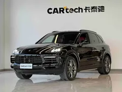 2022 Porsche Cayenne 3.0T Platinum, чёрный — фото 1