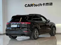 2022 Porsche Cayenne 3.0T Platinum, чёрный — фото 3