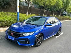 2021 Honda Civic Hatchback 220TURBO CVT, синий — фото 1