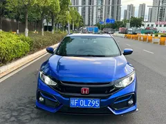 2021 Honda Civic Hatchback 220TURBO CVT, синий — фото 2