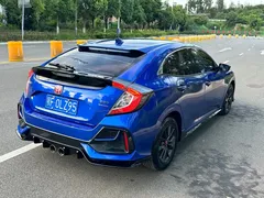 2021 Honda Civic Hatchback 220TURBO CVT, синий — фото 6