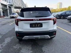 2023 Kia Seltos 1.5L CVT Luxury, белый — фото 5