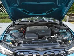 2024 BMW 3 Series 325Li M Sport Night Package, синий — фото 14