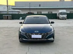 2022 Hyundai Elantra 1.5L CVT LUX Premium, синий — фото 2