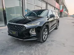 2020 Hyundai Santa Fe 380 TGDi AT 4WD DLX HTRAC, чёрный — фото 1