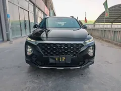2020 Hyundai Santa Fe 380 TGDi AT 4WD DLX HTRAC, чёрный — фото 2