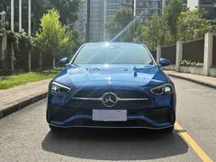 2022 Mercedes-Benz C-Class C 200 L Sport, синий — фото 2
