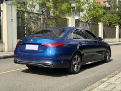 2022 Mercedes-Benz C-Class C 200 L Sport, синий — фото 4