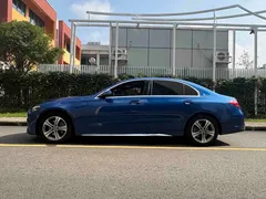 2022 Mercedes-Benz C-Class C 200 L Sport, синий — фото 7