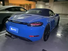 2022 Porsche 718 Boxster 2.0T, синий — фото 3