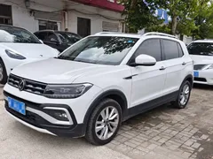2022 Volkswagen T-Cross 1.5L AT Comfort, белый — фото 1
