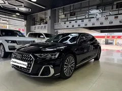 2023 Audi A8L 50 TFSI quattro Premium, чёрный — фото 1