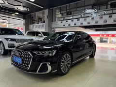 2023 Audi A8L 50 TFSI quattro Premium, чёрный — фото 9