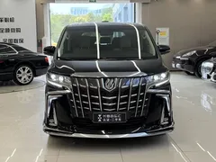 2021 Toyota Alphard Hybrid 2.5L Luxury, чёрный — фото 2