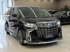 2021 Toyota Alphard Hybrid 2.5L Luxury, чёрный — фото 3