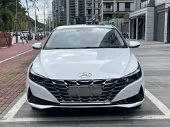 2021 Hyundai Elantra 1.5L CVT LUX Premium, белый — фото 2