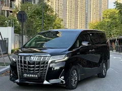 2021 Toyota Alphard Hybrid 2.5L Premium, чёрный — фото 1