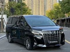 2021 Toyota Alphard Hybrid 2.5L Premium, чёрный — фото 2