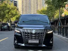 2021 Toyota Alphard Hybrid 2.5L Premium, чёрный — фото 3