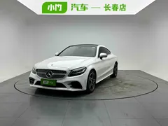 2021 Mercedes-Benz C-Class C 200 Coupe, белый — фото 1