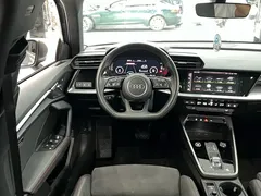 2022 Audi A3 Sportback 35 TFSI RS Package, синий — фото 9