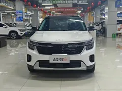 2023 Kia Seltos 1.4T DCT Premium, белый — фото 2