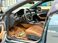 2022 Audi A7L 55 TFSI quattro S-line Edition One, зелёный — фото 3