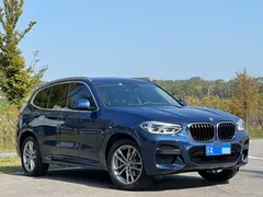 2021 BMW X3, синий — фото 3