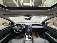 2023 Hyundai Tucson L 1.5T AT 2WD DLX Luxury, белый — фото 8