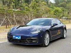 2021 Porsche Panamera 2.9T, синий — фото 1